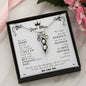 Dear Mom Personalized Peas in a Pod Necklace, Mother's Day Gift for Mom