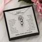 Peas in a Pod Necklace, To Our Mother From Your Peas - Birthstones Peas In A Pod Necklace - Mother's Day Necklace