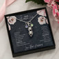 To My Beautiful Wife Distance Makes The Heart Grow Fonder Pea To Your Pod Necklace
