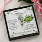 Pea To Your Pod From Your Sweetpeas Necklace | Pea To Your Pod Necklace for Mother from Family