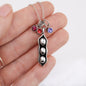 Dear Mom Personalized Peas in a Pod Necklace, Mother's Day Gift for Mom
