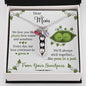 Pea To Your Pod From Your Sweetpeas Necklace | Pea To Your Pod Necklace for Mother from Family