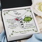 Pea To Your Pod From Your Sweetpeas Necklace | Pea To Your Pod Necklace for Mother from Family