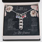 To My Beautiful Wife Distance Makes The Heart Grow Fonder Pea To Your Pod Necklace
