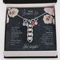 Peas in a Pod Necklace, To My Beautiful Mom From Daughter  - Birthstones Peas In A Pod Necklace - Mother's Day Necklace