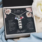 Peas in a Pod Necklace, To My Beautiful Mom From Daughter  - Birthstones Peas In A Pod Necklace - Mother's Day Necklace