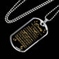 Daddy To Be, This Christmas I am Snuggled In Mommy's Tummy Luxury Dog Tag