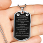 You're My Hero Already - Grandpa-to-be Luxury Dog Tag