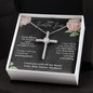 Wedding Gift For My Wife Cross Necklace | Wedding Day Gift for bride from Groom, To my Beautiful Bride Gift from Groom to Bride Gift Wedding Day