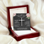 Wedding Gift For My Wife Cross Necklace | Wedding Day Gift for bride from Groom, To my Beautiful Bride Gift from Groom to Bride Gift Wedding Day