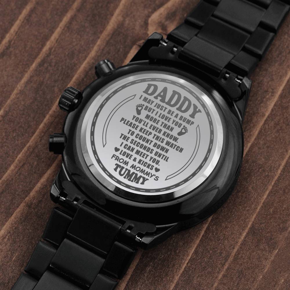 "Daddy to Be" Luxury Chronograph Watch