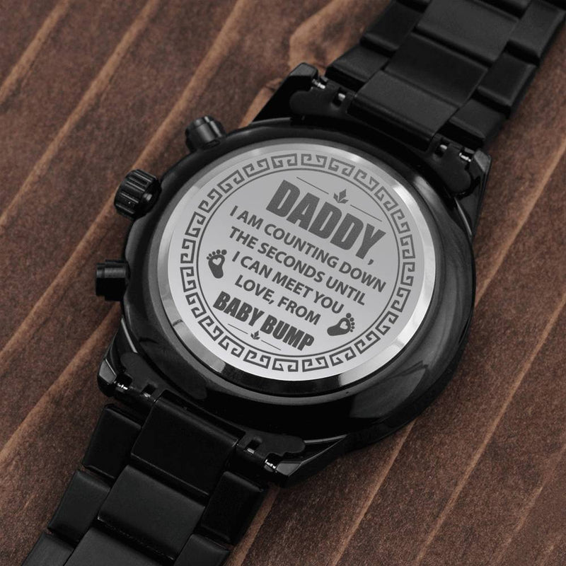 Daddy From Baby Bump Luxury Chronograph Watch