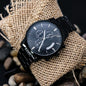 Personalized Engraved Chronograph Watch, Fathers day gift, Name Charm Watch for Men with Family Names