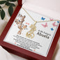 A Mi Futura Abuela Giraffe Necklace / Regalo Para Futura Abuela / To My Future Grandma Spanish / Pregnancy Reveal Necklace Gif