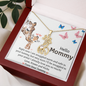 Hello Mommy Giraffe Necklace| First Time Mom Gift| Gift for New Mom| Love, From your Tummy| Giraffe Themed Gift| Baby Shower Gift