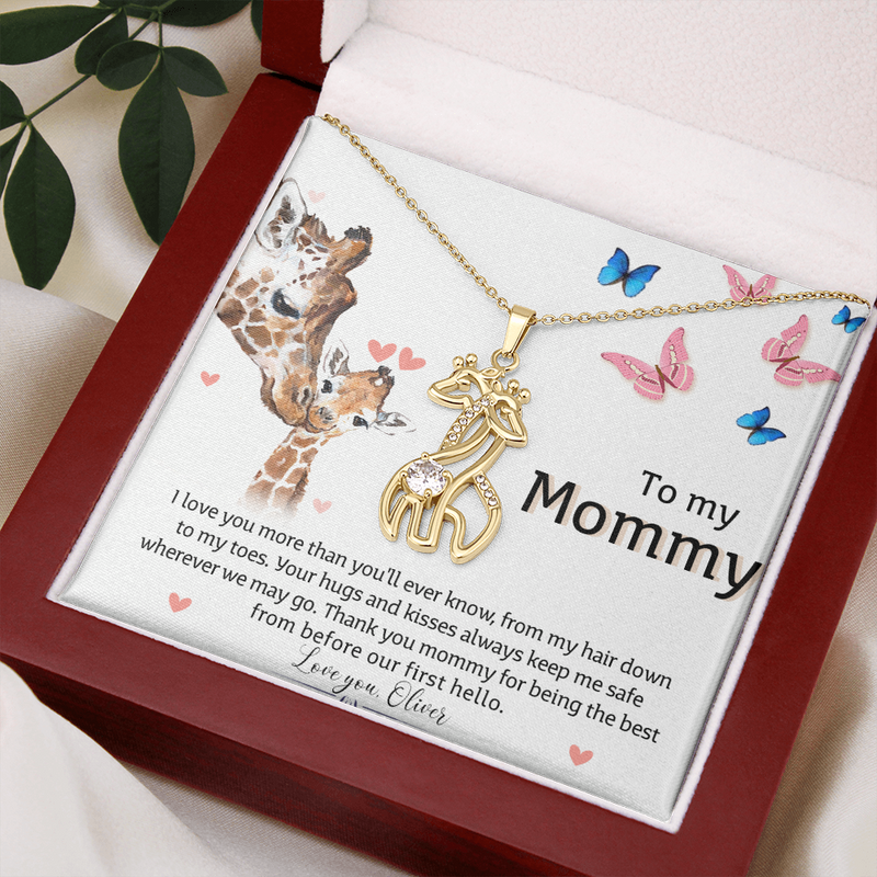 Custom To My Mommy Giraffe
