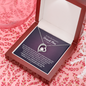 To My Boyfriend's Dearest Mom You Welcomed Me Into Your Home & Heart Forever Love Necklace |  Boyfriend's Mom Gift from Girlfriend | Mother's Day, Christmas, & Birthday Gift