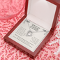 Thank You For Welcoming Me Into Your Home Forever Love Necklace |  Boyfriend's Mom Gift from Girlfriend | Mother's Day, Christmas, & Birthday Gift