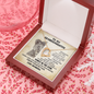 To My Granddaughter Straighten Your Crown Forever Love Necklace | Gift from Grandma, Granddaughter Birthday , Graduation Gift