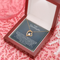 To My Granddaughter Always Keep Me in Your Heart Forever Love Necklace | Granddaughter Gift From Grandmother for Birthday, Graduation