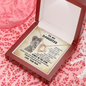 To My Daughter Straighten Your Crown Forever Love Necklace | Gift from Mom, Daughter Birthday , Graduation Gift