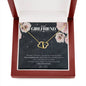 To My Girlfriend, I Found My Missing Piece, Luxury Solid 10K Gold Heart Necklace | Anniversary Gift idea