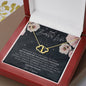 To My Beautiful Wife, You've Made Me The Happiest Man Ever, Luxury Solid 10K Gold Heart Necklace | Anniversary Gift from Husband
