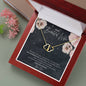 To My Beautiful Wife, I Found My Missing Piece, Luxury Solid 10K Gold Heart Necklace | Anniversary Gift from Husband