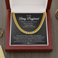To My Army Boyfriend We're Closer Because of It All Link Chain Necklace |  Romantic Gift for Boyfriend |  Anniversary & Birthday Gift
