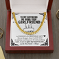 To My Boyfriend Cuban Chain Necklace, Funny Gift for Boyfriend, Unique Birthday Gift for Boyfriend
