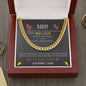Daddy To Be You Are My Hero from Baby Bump Cuban Link Chain | Daddy To Be Cuban Link Necklace Gift | First Time Dad Gift | New Dad Gift | New Dad Jewelry Gift