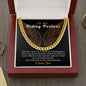 To My Harley Davidson Riding Partner Cuban Link Chain Necklace | Gift for Biker Husband | Gift For Biker Boyfriend | Motorcycle Life