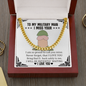 To My Military Man Funny Dick Chain Necklace | Funny Christmas Gift for Military Boyfriend, Military Husband | Long Distance Relationship