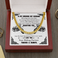To My Smoking Hot Husband Cuban Link Chain Necklace | Gift for Biker Husband | Motorcycle Life | Gif for Riding Partner