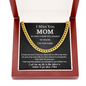 Mom Memorial Cuban Chain Link Necklace | Loss of Mother Gift | Mother Loss Sympathy Gift