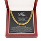 To My Man You Light Up My Life Link Chain Necklace |  Romantic Gift for Husband |  Anniversary & Birthday Gift