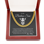 To My Badass Son I Will Always Be Right Here Link Chain Necklace |  Gift From Mom | Christmas, Birthday, & Graduation Gift for Son