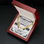 To My Smoking Hot Husband Cuban Link Chain Necklace | Gift for Biker Husband | Motorcycle Life | Gif for Riding Partner