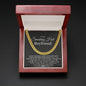 To My Smoking Hot Boyfriend Cuban Link Chain Necklace | Gift for Boyfriend | Christmas Gift for Boyfriend | Anniversary & Birthday Gift