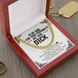 To My Man Funny Link Chain Necklace | Gift for Him from Girlfriend, Anniversary, Birthday, Christmas | Funny Gift to my Boyfriend