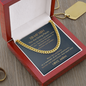 To my Son, You Are Going Places Cuban Chain Necklace | Gift for Son from Mom | Motivational Gift for my Son from Mom