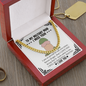 To My Military Man Funny Dick Chain Necklace | Funny Christmas Gift for Military Boyfriend, Military Husband | Long Distance Relationship