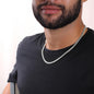 To My Army Boyfriend We're Closer Because of It All Link Chain Necklace |  Romantic Gift for Boyfriend |  Anniversary & Birthday Gift