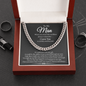 To My Man You Light Up My Life Link Chain Necklace |  Romantic Gift for Husband |  Anniversary & Birthday Gift
