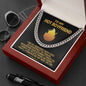 To My Boyfriend, Love You Like Kourtney Love Travis Funny Gift Chain | Boyfriend Christmas, Anniversary, Valentine Gift