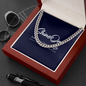 To My Husband Chain Link Necklace