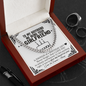 To My Boyfriend Cuban Chain Necklace, Funny Gift for Boyfriend, Unique Birthday Gift for Boyfriend