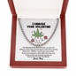 Cannabe Your Valentine 420 Love Link Chain Necklace | Love Funny Humor Stoner Valentine | Valentine's Gift For Him