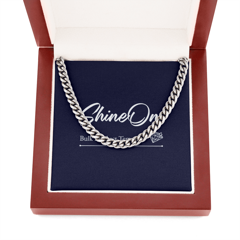 To My Boyfriend Chain Link Necklace
