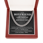 Boyfriend Funny Birthday Gift Chain Necklace | Funny Gift for Boyfriend | Unique Birthday Gift for Boyfriend